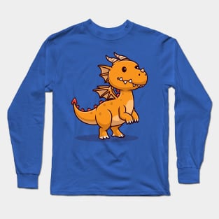 Cute Dragon Cartoon Long Sleeve T-Shirt